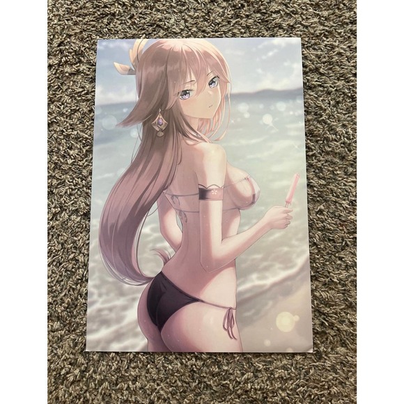 COPY - Genshin Impact Yae Miko Anime 7 Piece Poster Set - Picture 7 of 7